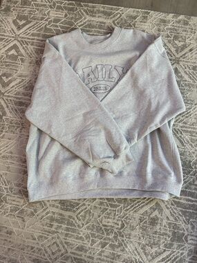 Daily Drills Light Gray Crewneck Sweatshirt